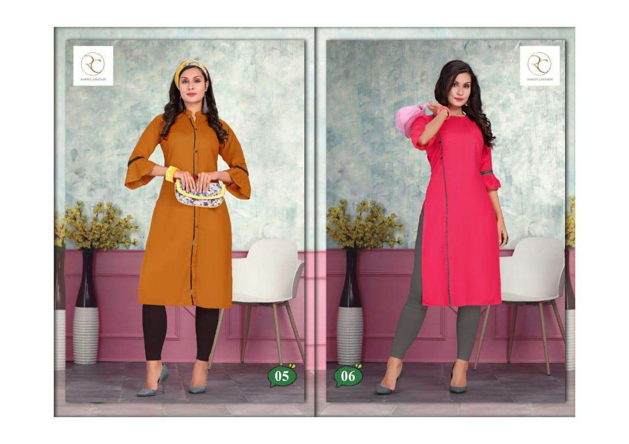 SUI DHAGHA VOL-11 BY RC 01 TO 10 SERIES DESIGNER STYLISH FANCY COLORFUL BEAUTIFUL PARTY WEAR & ETHNIC WEAR COLLECTION RAYON PRINT KURTIS AT WHOLESALE PRICE