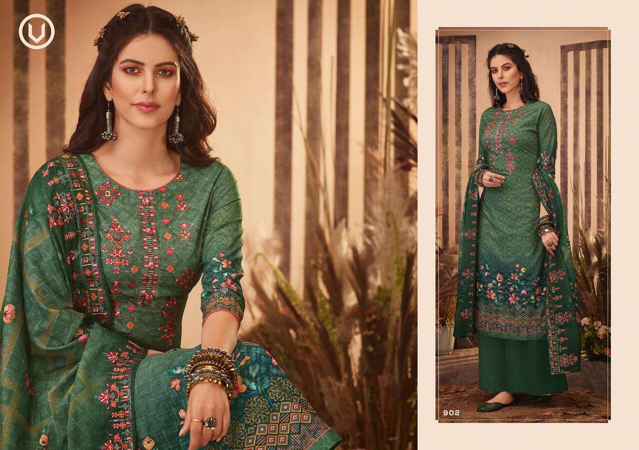 IBADAT VOL-7 BY VIVEK FASHION 901 TO 908 SERIES BEAUTIFUL STYLISH SHARARA SUITS FANCY COLORFUL CASUAL WEAR & ETHNIC WEAR & READY TO WEAR COTTON LAWN DIGITAL PRINTED DRESSES AT WHOLESALE PRICE
