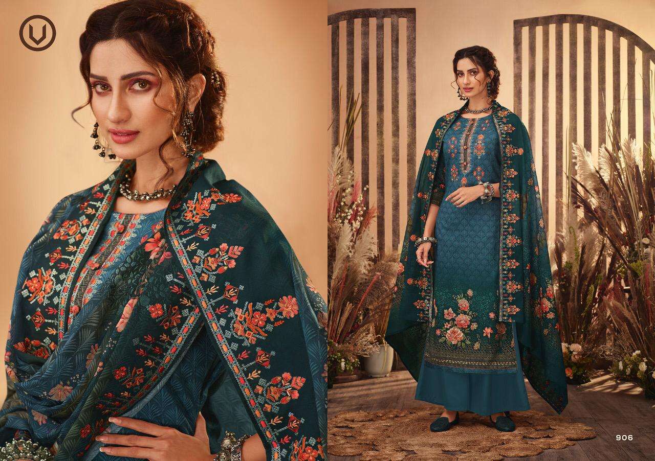 IBADAT VOL-7 BY VIVEK FASHION 901 TO 908 SERIES BEAUTIFUL STYLISH SHARARA SUITS FANCY COLORFUL CASUAL WEAR & ETHNIC WEAR & READY TO WEAR COTTON LAWN DIGITAL PRINTED DRESSES AT WHOLESALE PRICE