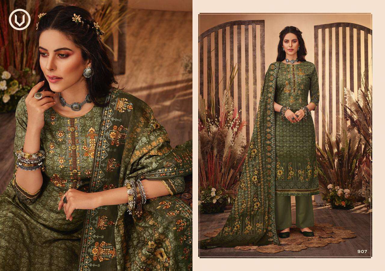 IBADAT VOL-7 BY VIVEK FASHION 901 TO 908 SERIES BEAUTIFUL STYLISH SHARARA SUITS FANCY COLORFUL CASUAL WEAR & ETHNIC WEAR & READY TO WEAR COTTON LAWN DIGITAL PRINTED DRESSES AT WHOLESALE PRICE
