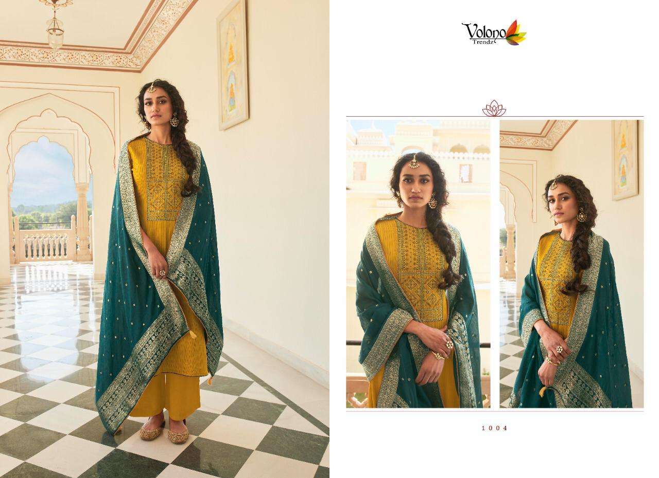 Miza By Volono Trendz 1001 To 1006 Series Designer Collection Beautiful Stylish Fancy Colorful Party Wear & Occasional Wear Pure Jam Cotton Print With Embroidery Dresses At Wholesale Price