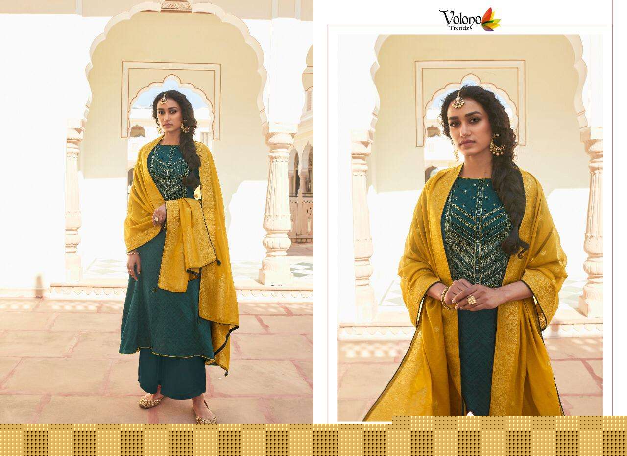 Miza By Volono Trendz 1001 To 1006 Series Designer Collection Beautiful Stylish Fancy Colorful Party Wear & Occasional Wear Pure Jam Cotton Print With Embroidery Dresses At Wholesale Price