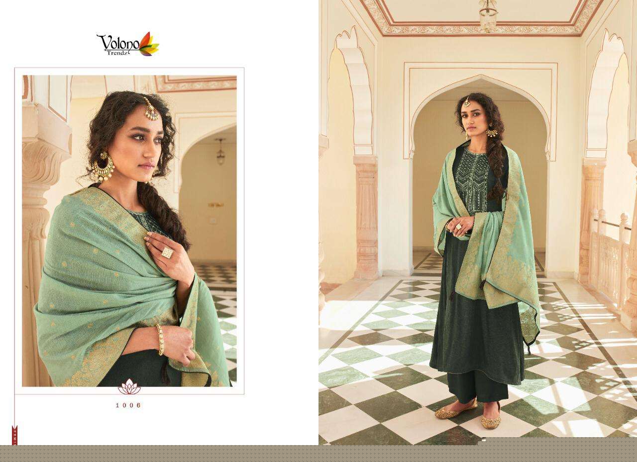 Miza By Volono Trendz 1001 To 1006 Series Designer Collection Beautiful Stylish Fancy Colorful Party Wear & Occasional Wear Pure Jam Cotton Print With Embroidery Dresses At Wholesale Price