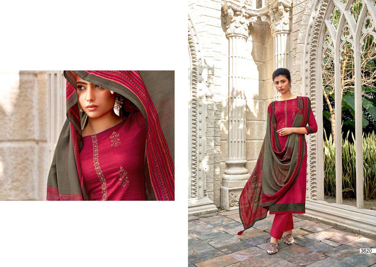 AALIYAH BY SANNA FASHION 3619 TO 3628 SERIES BEAUTIFUL STYLISH SHARARA SUITS FANCY COLORFUL CASUAL WEAR & ETHNIC WEAR & READY TO WEAR PURE JAM SILK PRINTED DRESSES AT WHOLESALE PRICE