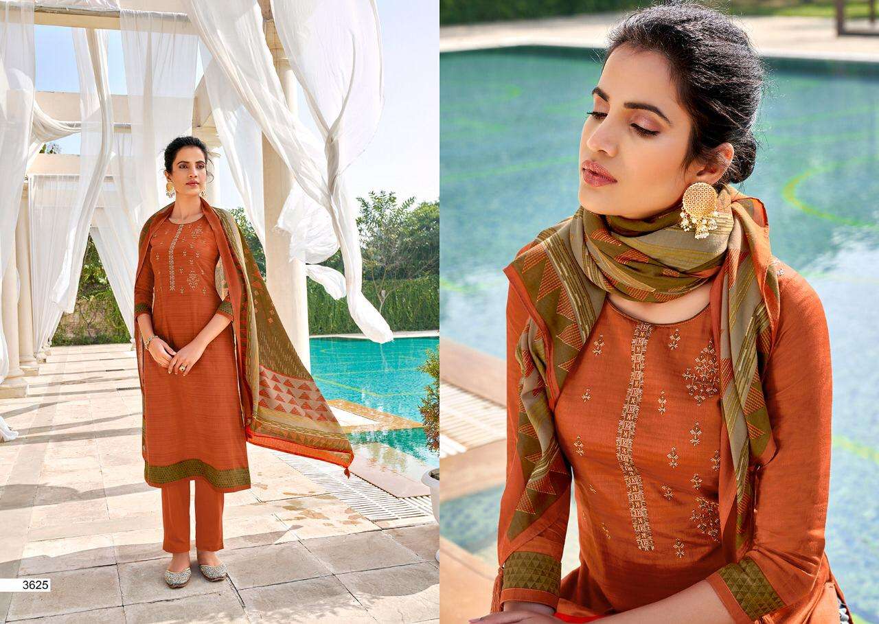 AALIYAH BY SANNA FASHION 3619 TO 3628 SERIES BEAUTIFUL STYLISH SHARARA SUITS FANCY COLORFUL CASUAL WEAR & ETHNIC WEAR & READY TO WEAR PURE JAM SILK PRINTED DRESSES AT WHOLESALE PRICE