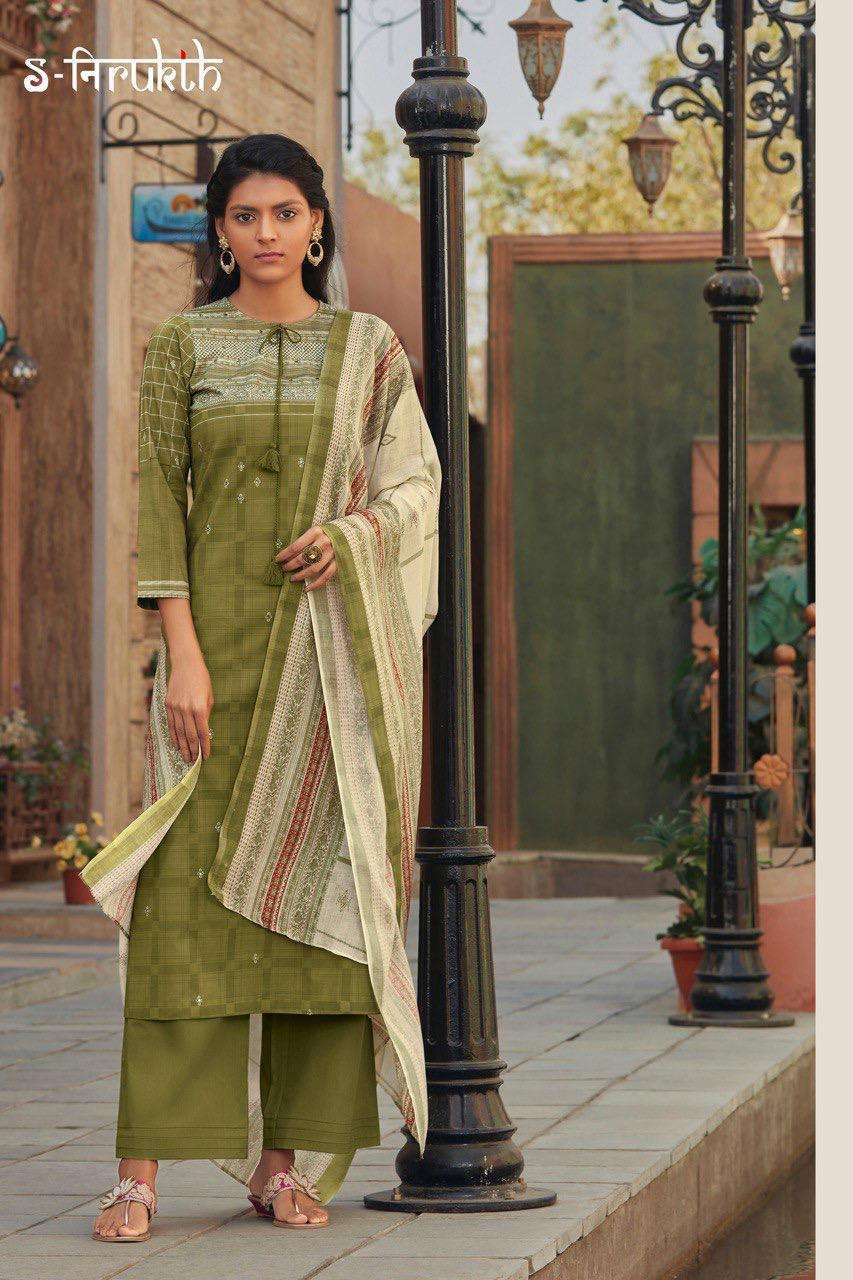 RUKHSAR BY S-NIRUKTH BEAUTIFUL STYLISH SHARARA SUITS FANCY COLORFUL CASUAL WEAR & ETHNIC WEAR & READY TO WEAR CAMBRIC PRINT DRESSES AT WHOLESALE PRICE