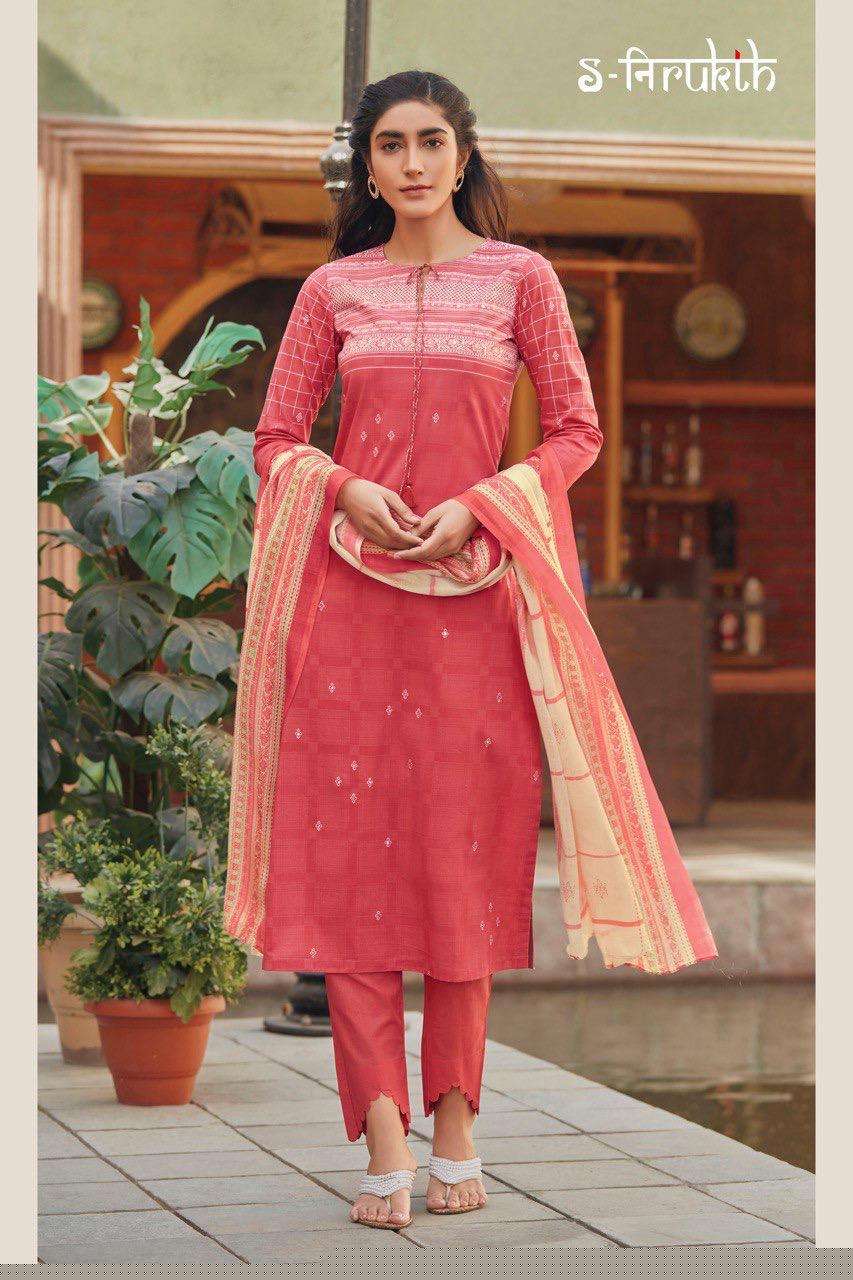 RUKHSAR BY S-NIRUKTH BEAUTIFUL STYLISH SHARARA SUITS FANCY COLORFUL CASUAL WEAR & ETHNIC WEAR & READY TO WEAR CAMBRIC PRINT DRESSES AT WHOLESALE PRICE