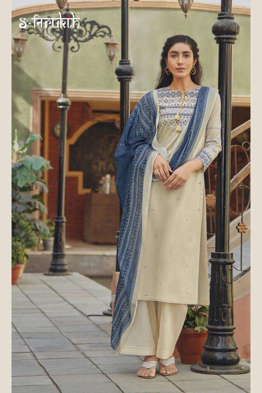 RUKHSAR BY S-NIRUKTH BEAUTIFUL STYLISH SHARARA SUITS FANCY COLORFUL CASUAL WEAR & ETHNIC WEAR & READY TO WEAR CAMBRIC PRINT DRESSES AT WHOLESALE PRICE