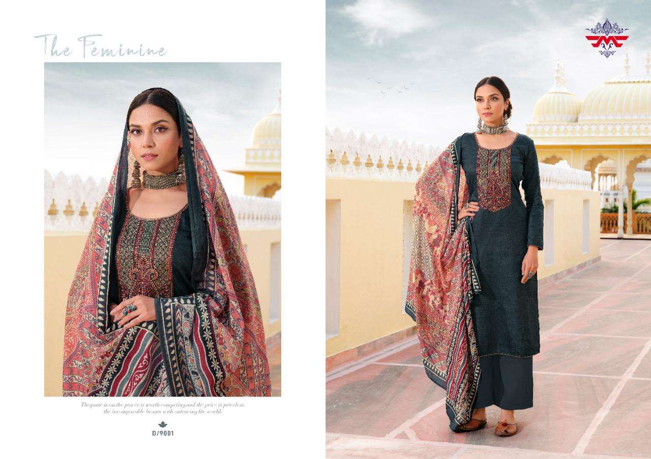 NETRA BY MUSE 9001 TO 9008 SERIES BEAUTIFUL STYLISH PAKISATNI SUITS FANCY COLORFUL CASUAL WEAR & ETHNIC WEAR & READY TO WEAR PURE JAM PRINT WITH WORK DRESSES AT WHOLESALE PRICE