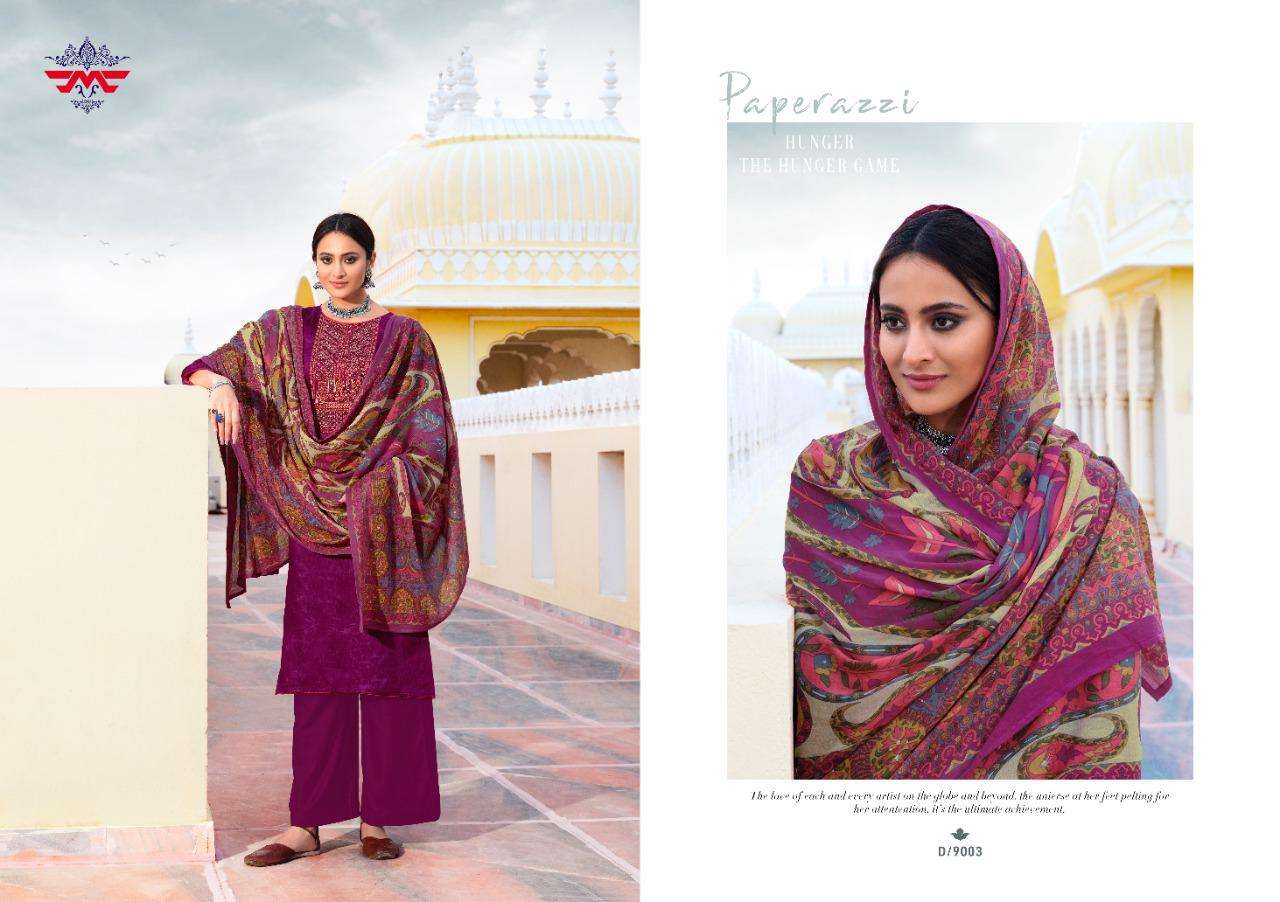 NETRA BY MUSE 9001 TO 9008 SERIES BEAUTIFUL STYLISH PAKISATNI SUITS FANCY COLORFUL CASUAL WEAR & ETHNIC WEAR & READY TO WEAR PURE JAM PRINT WITH WORK DRESSES AT WHOLESALE PRICE