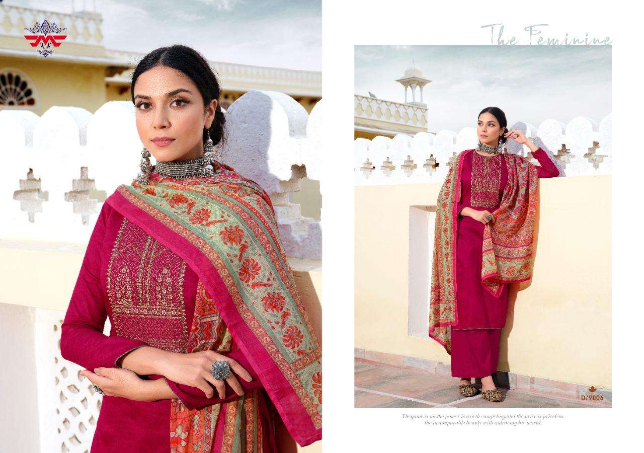 NETRA BY MUSE 9001 TO 9008 SERIES BEAUTIFUL STYLISH PAKISATNI SUITS FANCY COLORFUL CASUAL WEAR & ETHNIC WEAR & READY TO WEAR PURE JAM PRINT WITH WORK DRESSES AT WHOLESALE PRICE