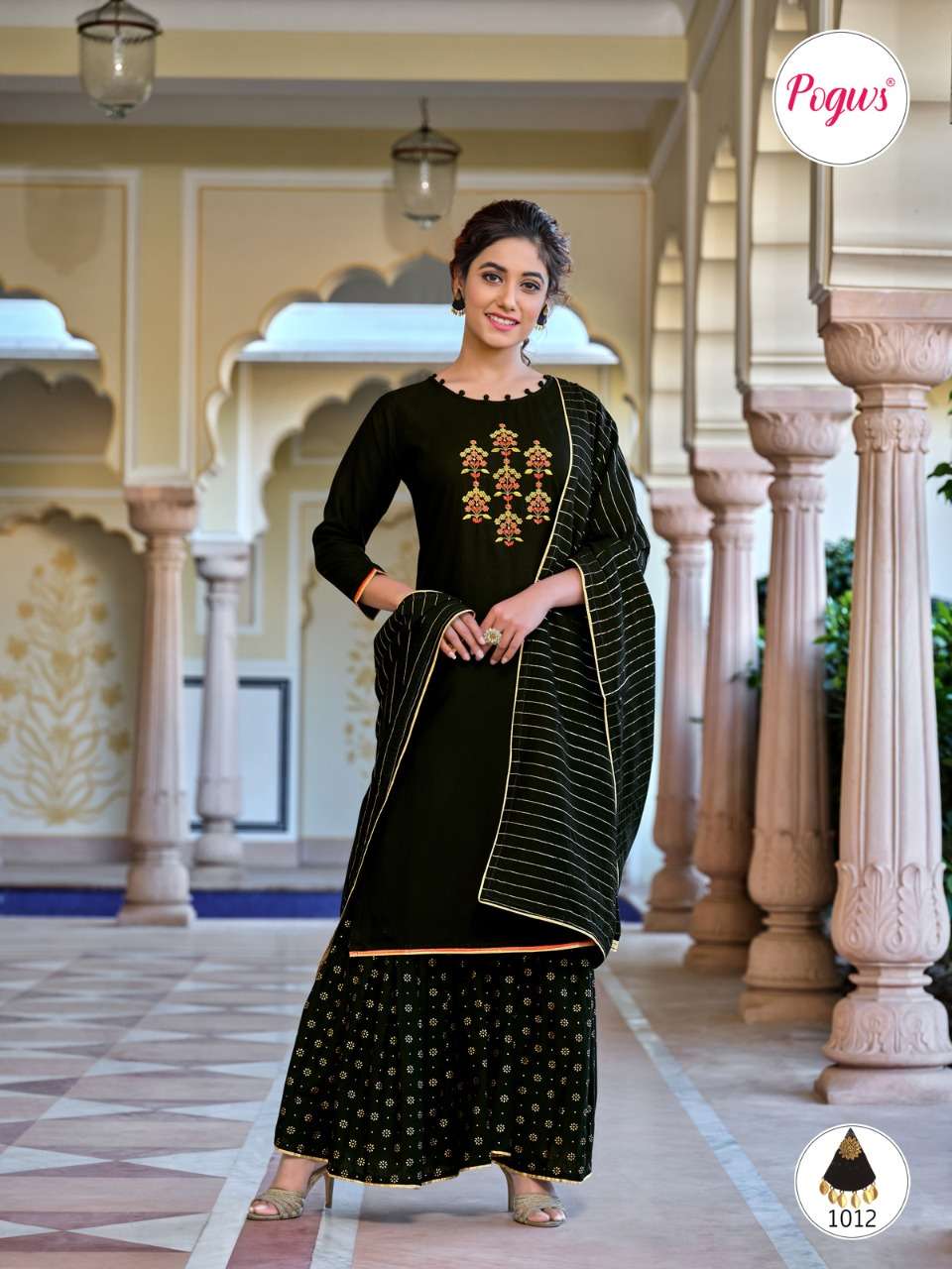POSHAK VOL-1 BY POGWS 1008 TO 1013 SERIES DESIGNER STYLISH FANCY COLORFUL BEAUTIFUL PARTY WEAR & ETHNIC WEAR COLLECTION SILK EMBROIDERY DRESSES AT WHOLESALE PRICE