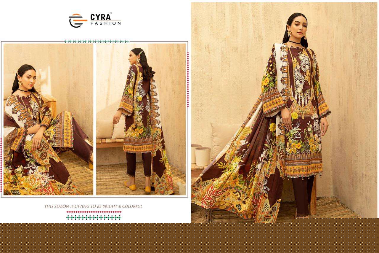 SEHRISH LIMITED EDITION BY CYRA FASHION 101 TO 103 SERIES DESIGNER PAKISTANI SUITS COLLECTION BEAUTIFUL STYLISH FANCY COLORFUL PARTY WEAR & OCCASIONAL WEAR COTTON DIGITAL PRINT WITH WORK DRESSES AT WHOLESALE PRICE