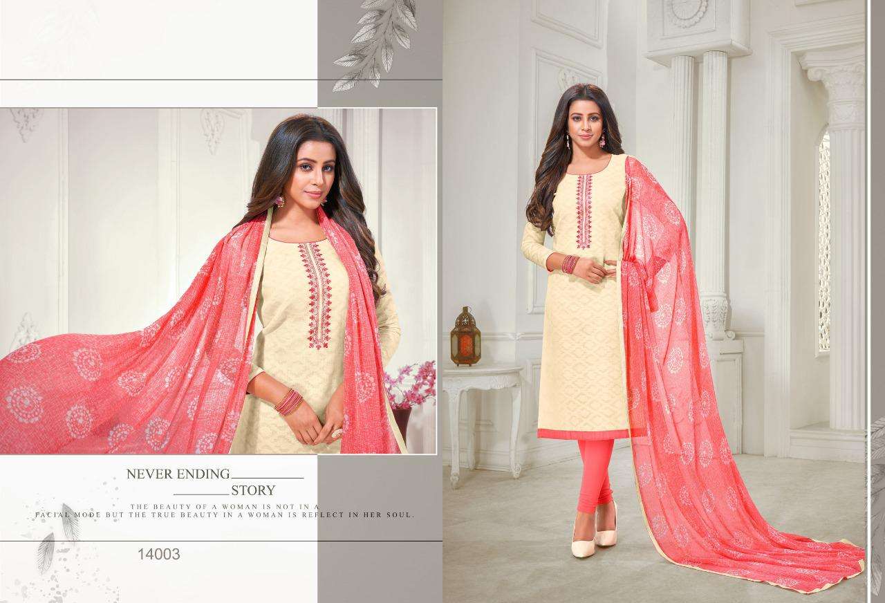 OSCAR VOL-14 BY SHAGUN LIFESTYLE 14001 TO 14016 SERIES BEAUTIFUL STYLISH SHARARA SUITS FANCY COLORFUL CASUAL WEAR & ETHNIC WEAR & READY TO WEAR SILK EMBROIDERED DRESSES AT WHOLESALE PRICE