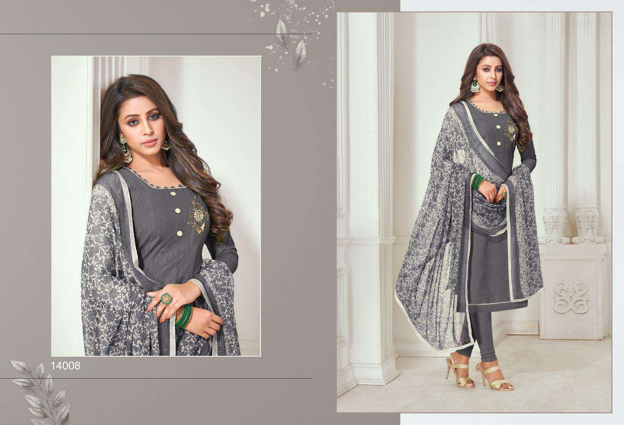 OSCAR VOL-14 BY SHAGUN LIFESTYLE 14001 TO 14016 SERIES BEAUTIFUL STYLISH SHARARA SUITS FANCY COLORFUL CASUAL WEAR & ETHNIC WEAR & READY TO WEAR SILK EMBROIDERED DRESSES AT WHOLESALE PRICE