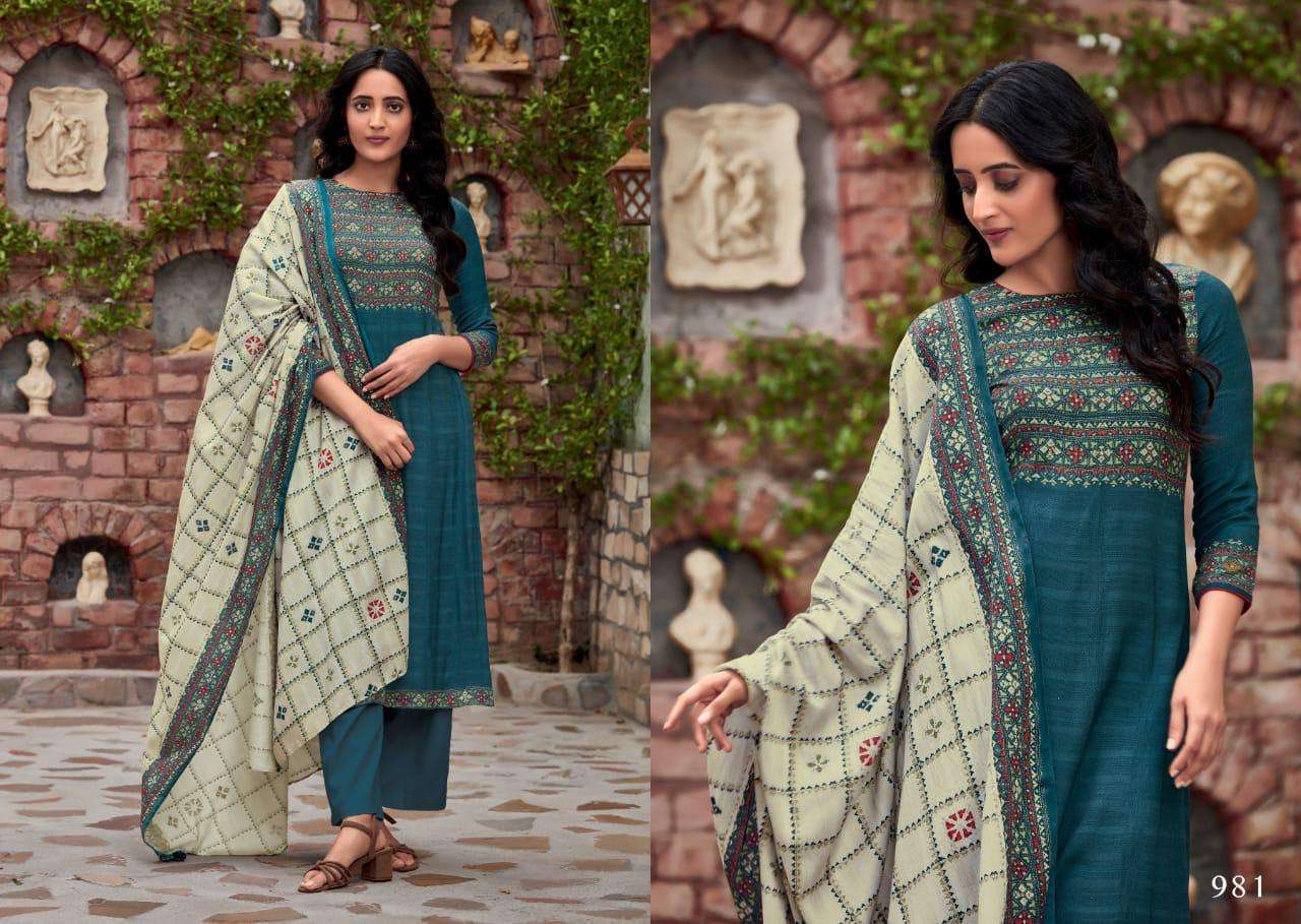 GULZAR BY S-NIRUKTH BEAUTIFUL SUITS COLORFUL STYLISH FANCY CASUAL WEAR & ETHNIC WEAR COTTON SATIN PRINT WITH WORK DRESSES AT WHOLESALE PRICE