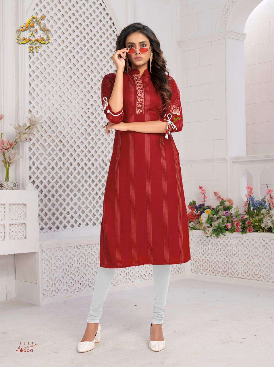 ANTRA VOL-3 BY RT 1511 TO 1516 SERIES BEAUTIFUL STYLISH SHARARA SUITS FANCY COLORFUL CASUAL WEAR & ETHNIC WEAR & READY TO WEAR RAYON EMBROIDERED KURTIS AT WHOLESALE PRICE
