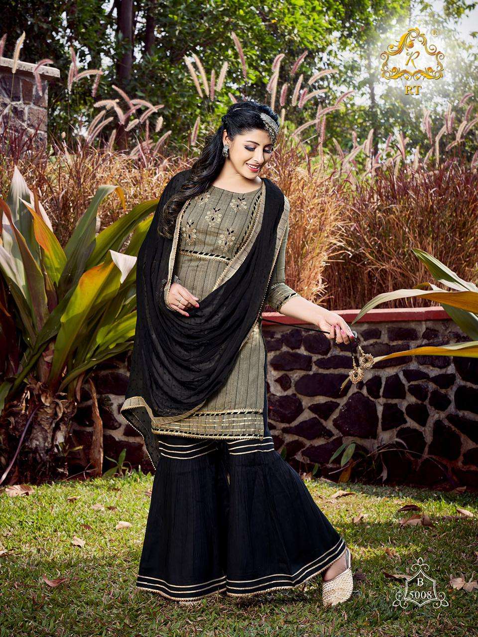TJORI VOL-2 BY RT 5006 TO 5009 SERIES BEAUTIFUL SUITS COLORFUL STYLISH FANCY CASUAL WEAR & ETHNIC WEAR VICOSE COTTON DRESSES AT WHOLESALE PRICE