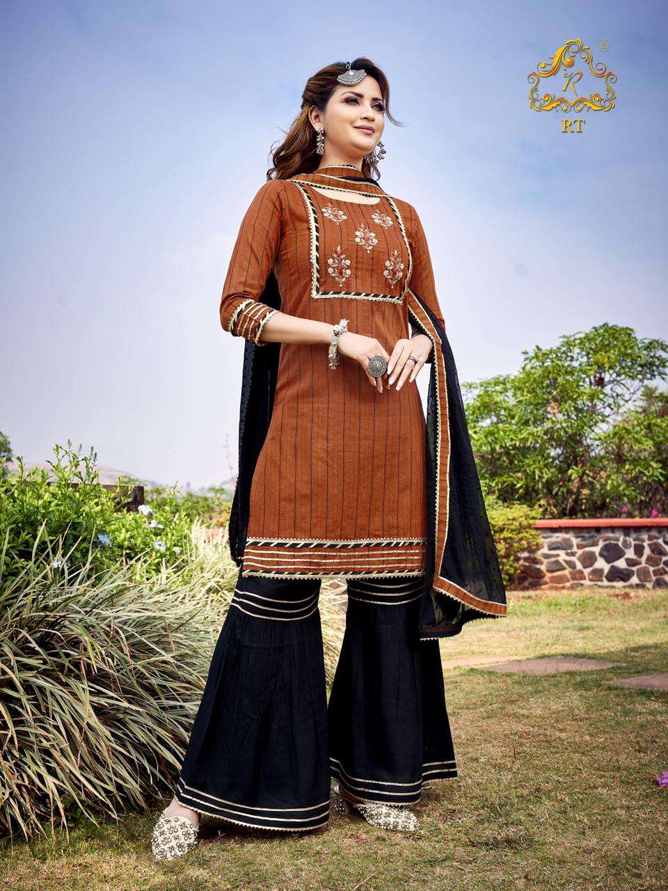 TJORI VOL-2 BY RT 5006 TO 5009 SERIES BEAUTIFUL SUITS COLORFUL STYLISH FANCY CASUAL WEAR & ETHNIC WEAR VICOSE COTTON DRESSES AT WHOLESALE PRICE