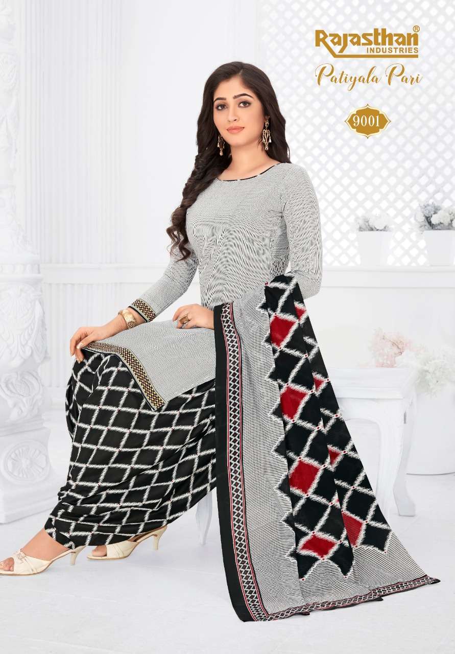 PATIYALA PARI VOL-9 BY RAJASTHAN INDUSTRIES 9001 TO 9018 SERIES BEAUTIFUL STYLISH SHARARA SUITS FANCY COLORFUL CASUAL WEAR & ETHNIC WEAR & READY TO WEAR FANCY PRINTED DRESSES AT WHOLESALE PRICE