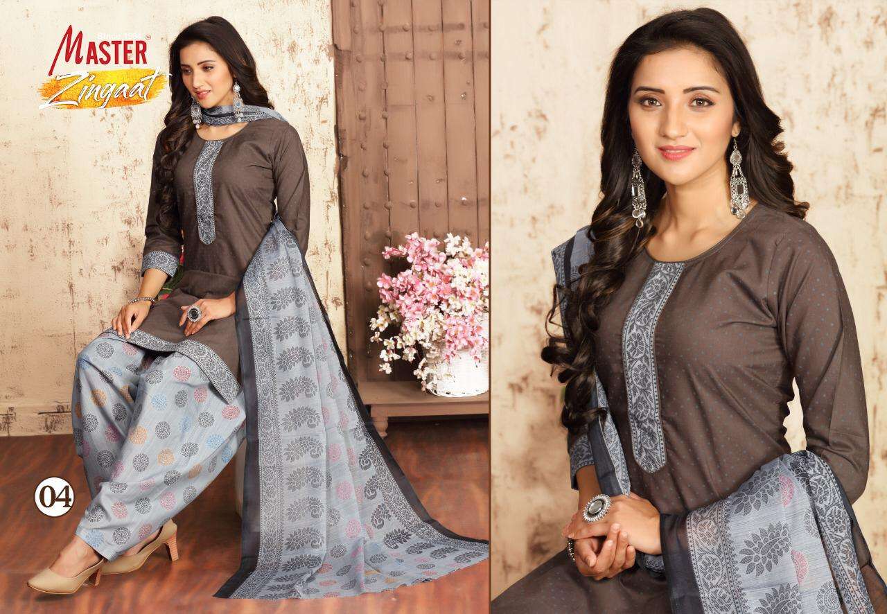ZINGAAT BY MASTER 01 TO 16 SERIES BEAUTIFUL SUITS COLORFUL STYLISH FANCY CASUAL WEAR & ETHNIC WEAR FANCY DRESSES AT WHOLESALE PRICE