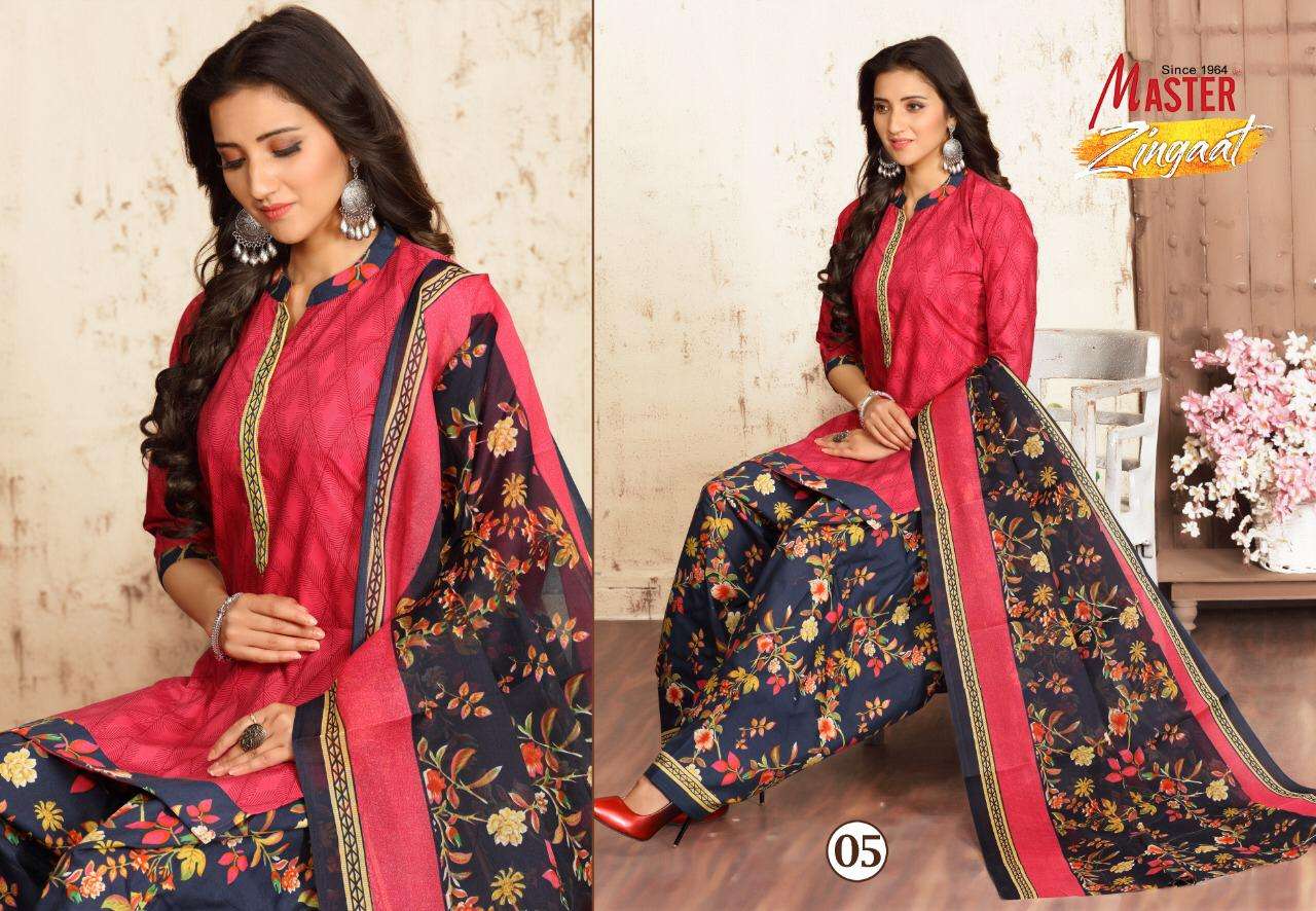 ZINGAAT BY MASTER 01 TO 16 SERIES BEAUTIFUL SUITS COLORFUL STYLISH FANCY CASUAL WEAR & ETHNIC WEAR FANCY DRESSES AT WHOLESALE PRICE