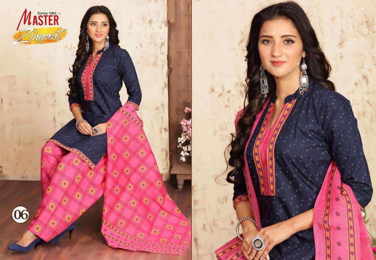 ZINGAAT BY MASTER 01 TO 16 SERIES BEAUTIFUL SUITS COLORFUL STYLISH FANCY CASUAL WEAR & ETHNIC WEAR FANCY DRESSES AT WHOLESALE PRICE