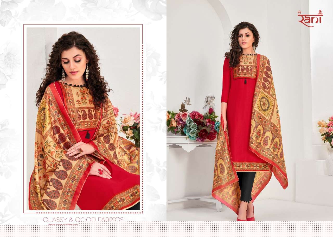 SPANISH VOL-10 BY RANI FASHION 30001 TO 30010 SERIES BEAUTIFUL STYLISH SHARARA SUITS FANCY COLORFUL CASUAL WEAR & ETHNIC WEAR & READY TO WEAR COTTON SATIN PRINTED DRESSES AT WHOLESALE PRICE