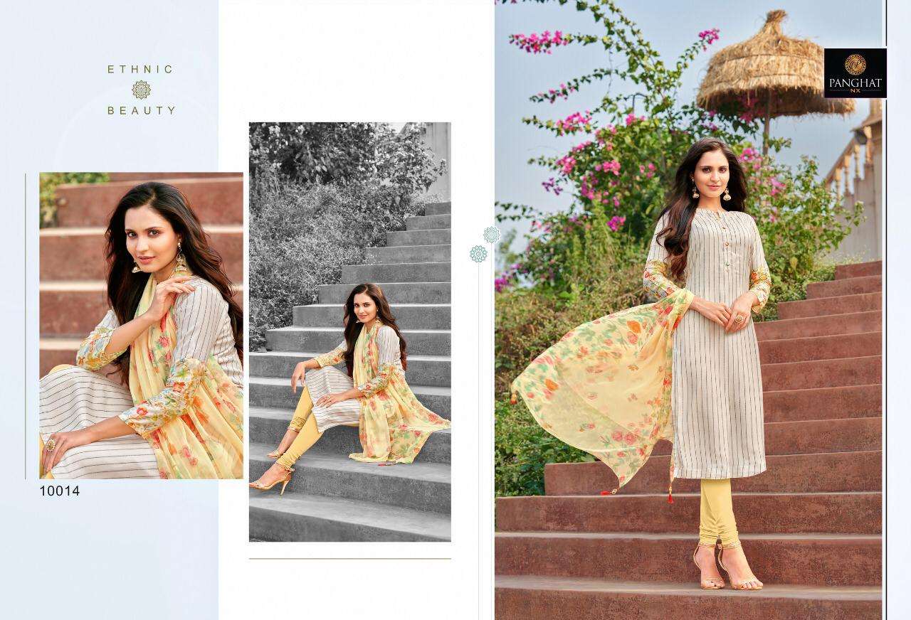 PANKHUDI VOL-2 BY PANGHAT NX 10008 TO 10019 SERIES BEAUTIFUL STYLISH SUITS FANCY COLORFUL CASUAL WEAR & ETHNIC WEAR & READY TO WEAR MODAL COTTON WITH EMBROIDERY DRESSES AT WHOLESALE PRICE
