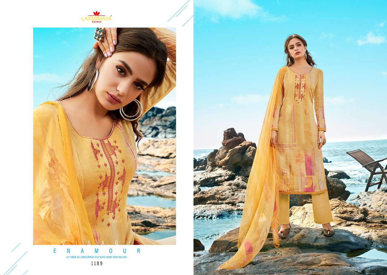 FALAK BY LAXMIMAYA SILK MILLS 1188 TO 1197 SERIES BEAUTIFUL STYLISH SHARARA SUITS FANCY COLORFUL CASUAL WEAR & ETHNIC WEAR & READY TO WEAR PURE JAM SILK DIGITAL PRINTED DRESSES AT WHOLESALE PRICE