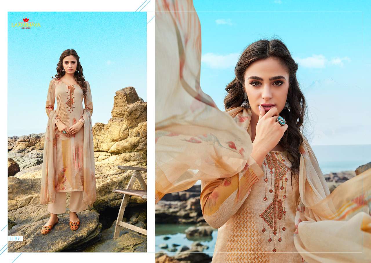 FALAK BY LAXMIMAYA SILK MILLS 1188 TO 1197 SERIES BEAUTIFUL STYLISH SHARARA SUITS FANCY COLORFUL CASUAL WEAR & ETHNIC WEAR & READY TO WEAR PURE JAM SILK DIGITAL PRINTED DRESSES AT WHOLESALE PRICE