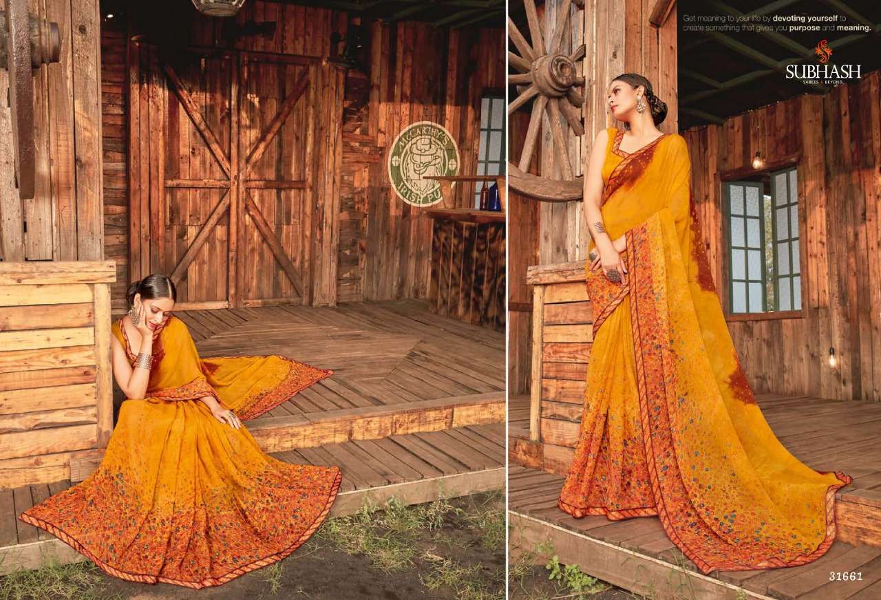 LIVELY VOL-3 BY SUBHASH SAREES 31661 TO 31689 SERIES INDIAN TRADITIONAL WEAR COLLECTION BEAUTIFUL STYLISH FANCY COLORFUL PARTY WEAR & OCCASIONAL WEAR GEORGETTE SAREES AT WHOLESALE PRICE