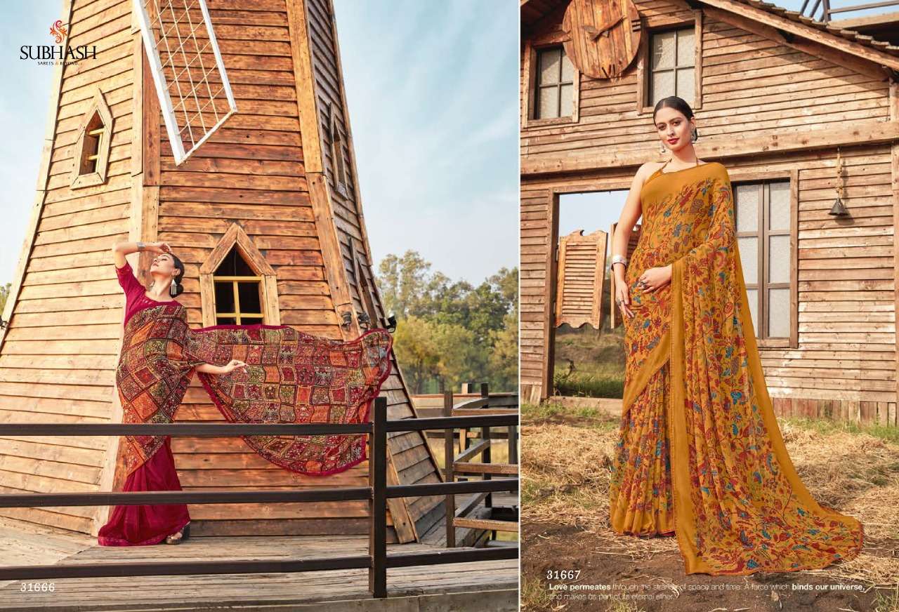 LIVELY VOL-3 BY SUBHASH SAREES 31661 TO 31689 SERIES INDIAN TRADITIONAL WEAR COLLECTION BEAUTIFUL STYLISH FANCY COLORFUL PARTY WEAR & OCCASIONAL WEAR GEORGETTE SAREES AT WHOLESALE PRICE