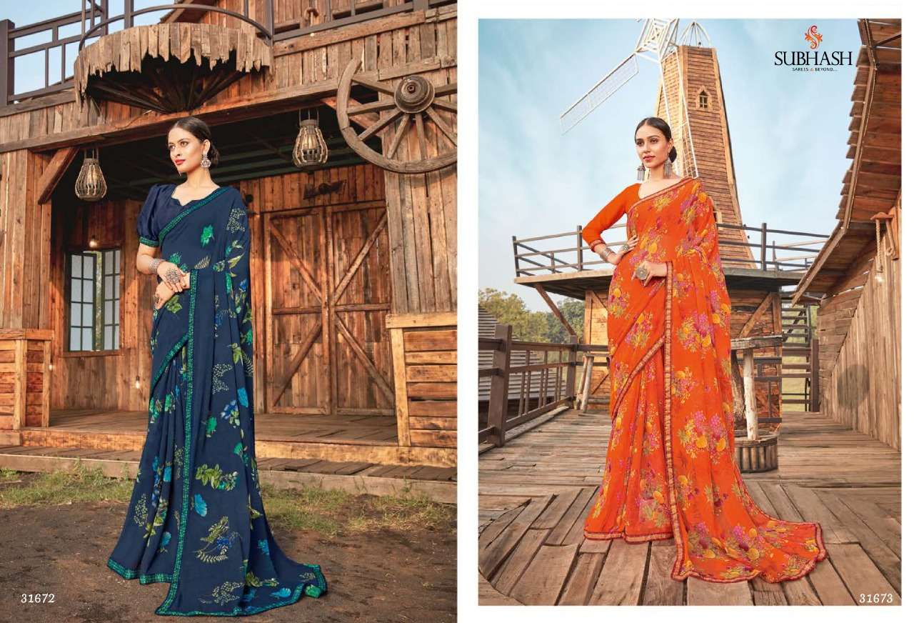 LIVELY VOL-3 BY SUBHASH SAREES 31661 TO 31689 SERIES INDIAN TRADITIONAL WEAR COLLECTION BEAUTIFUL STYLISH FANCY COLORFUL PARTY WEAR & OCCASIONAL WEAR GEORGETTE SAREES AT WHOLESALE PRICE