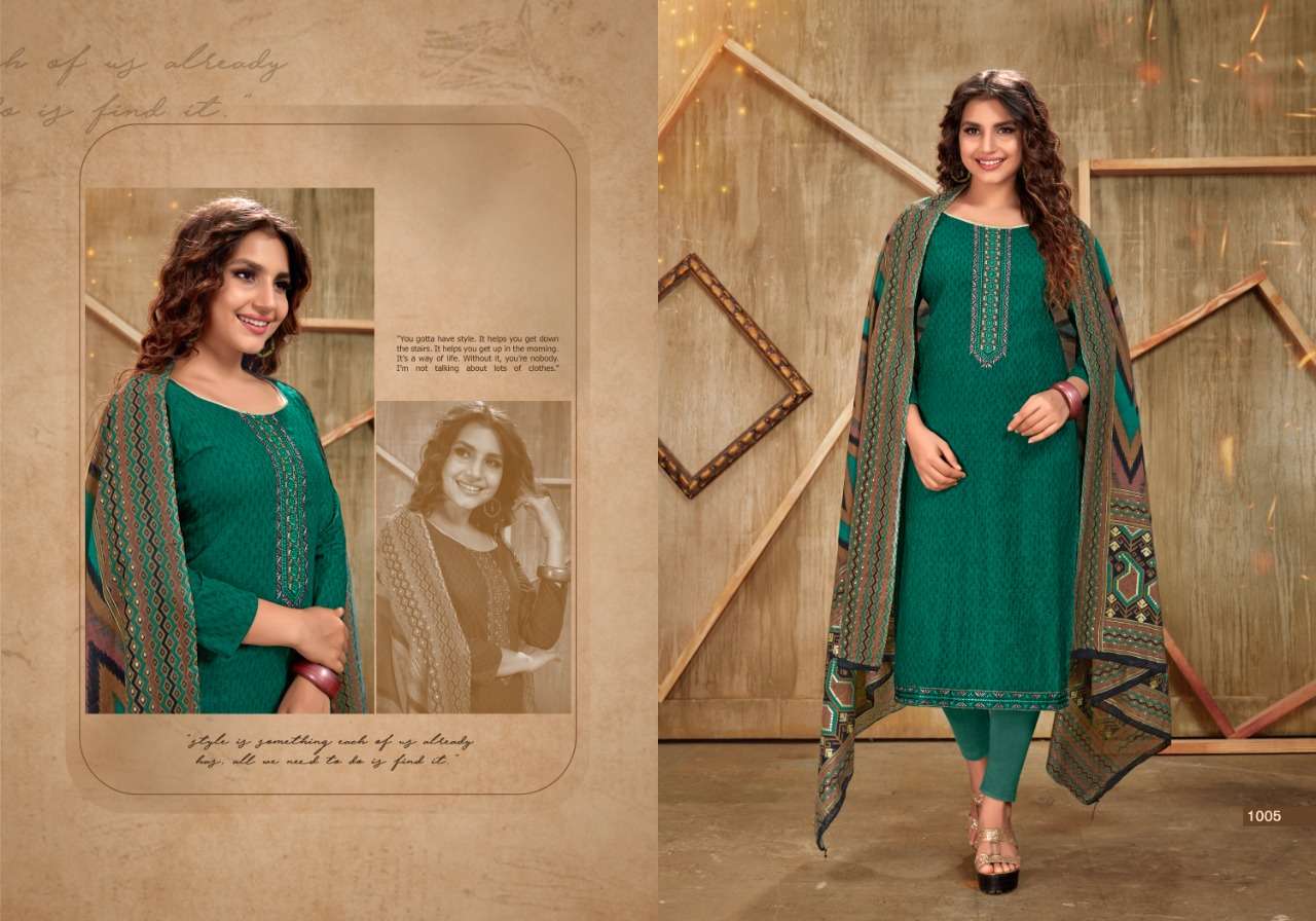 AROHI BY KESARIYA 1001 TO 1008 SERIES BEAUTIFUL SUITS COLORFUL STYLISH FANCY CASUAL WEAR & ETHNIC WEAR CAMBRIC COTTON DIGITAL PRINT WITH EMBROIDERY DRESSES AT WHOLESALE PRICE
