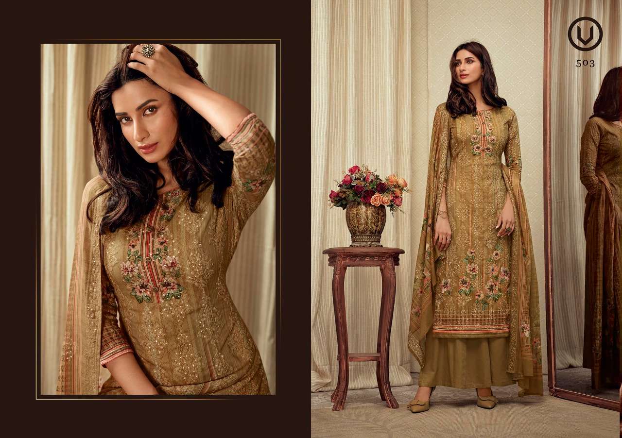 IBADAT VOL-6 BY VIVEK FASHION 501 TO 505 SERIES BEAUTIFUL STYLISH SHARARA SUITS FANCY COLORFUL CASUAL WEAR & ETHNIC WEAR & READY TO WEAR FANCY DRESSES AT WHOLESALE PRICE