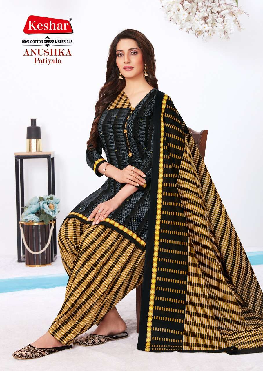 ANUSHKA PATIYALA VOL-6 BY KESHAR 6001 TO 6010 SERIES BEAUTIFUL SUITS STYLISH FANCY COLORFUL CASUAL WEAR & ETHNIC WEAR PURE COTTON DRESSES AT WHOLESALE PRICE