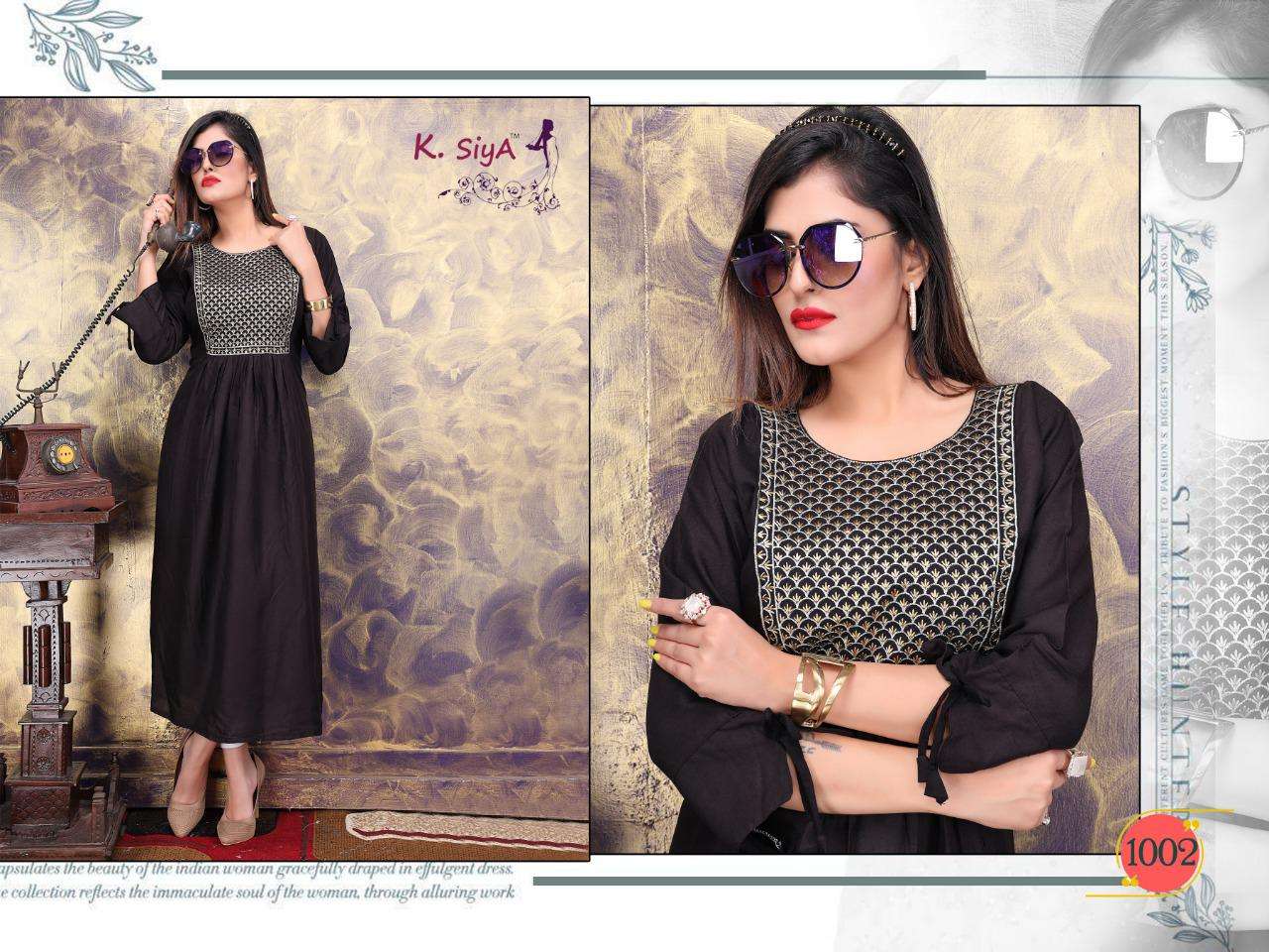 HAVANA BY K.SIYA 1001 TO 1008 SERIES DESIGNER STYLISH FANCY COLORFUL BEAUTIFUL PARTY WEAR & ETHNIC WEAR COLLECTION RAYON PLAIN KURTIS AT WHOLESALE PRICE