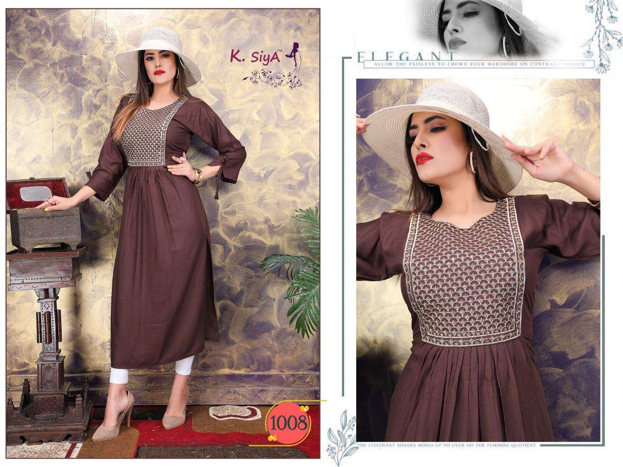 HAVANA BY K.SIYA 1001 TO 1008 SERIES DESIGNER STYLISH FANCY COLORFUL BEAUTIFUL PARTY WEAR & ETHNIC WEAR COLLECTION RAYON PLAIN KURTIS AT WHOLESALE PRICE