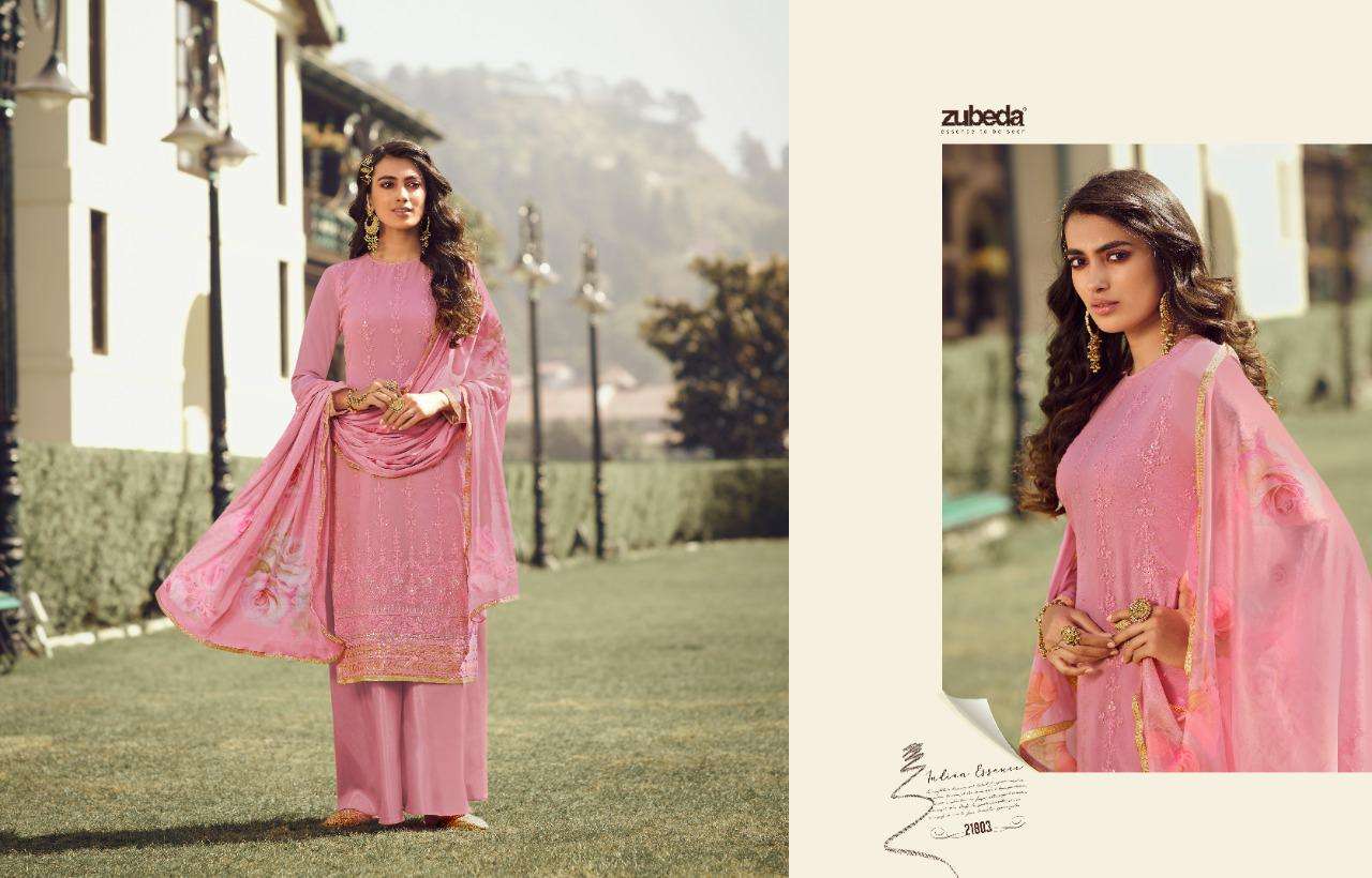 AVANTIKA VOL-2 BY ZUBEDA 21801 TO 21806 SERIES DESIGNER SUITS COLLECTION BEAUTIFUL STYLISH FANCY COLORFUL PARTY WEAR & OCCASIONAL WEAR REAL GEORGETTE EMBROIDERED DRESSES AT WHOLESALE PRICE