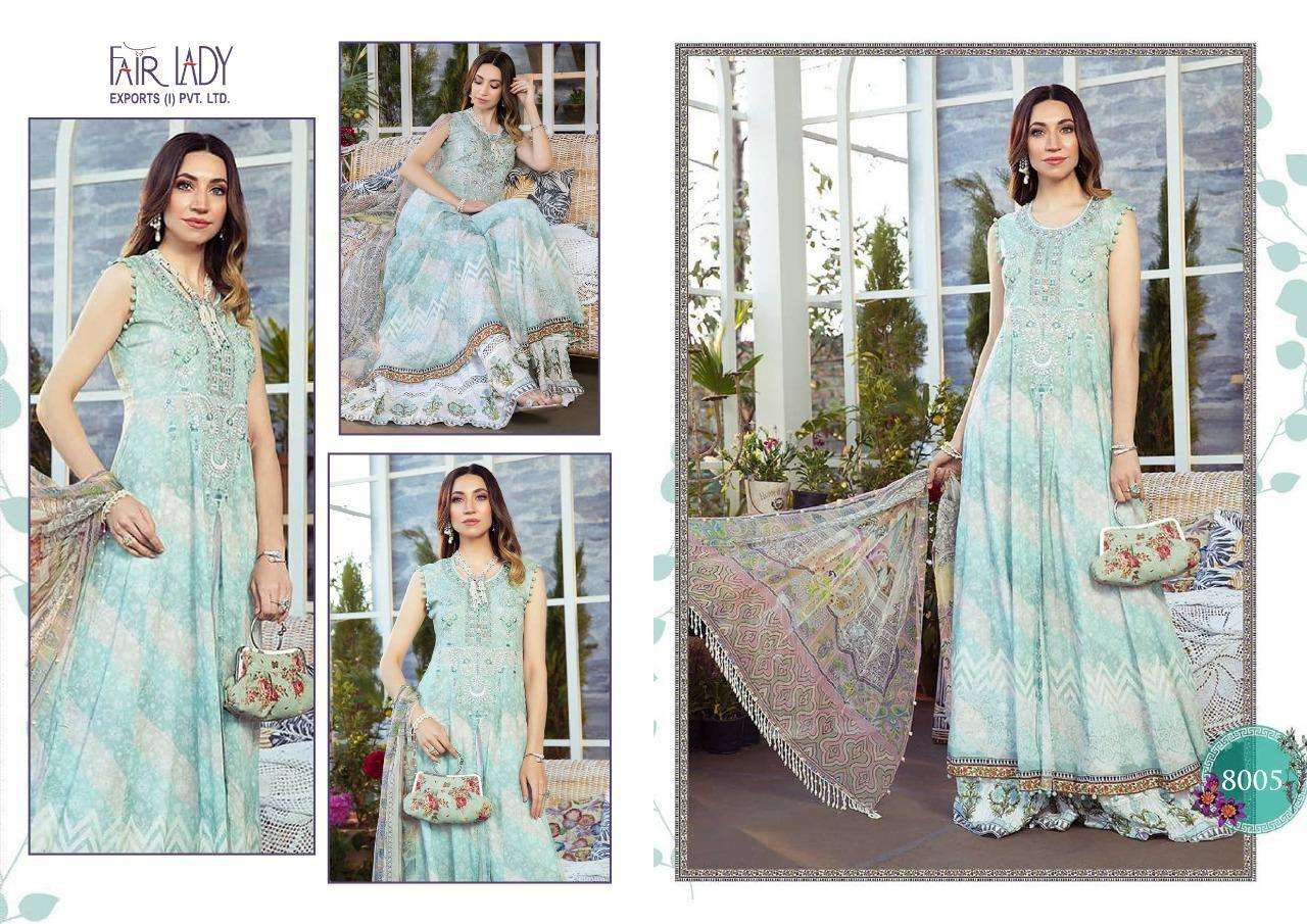 MARIA.B. BY FAIR LADY 8001 TO 8007 SERIES DESIGNER FESTIVE PAKISTANI SUITS COLLECTION BEAUTIFUL STYLISH FANCY COLORFUL PARTY WEAR & OCCASIONAL WEAR PURE JAM SATIN DIGITAL PRINT WITH EMBROIDERED DRESSES AT WHOLESALE PRICE