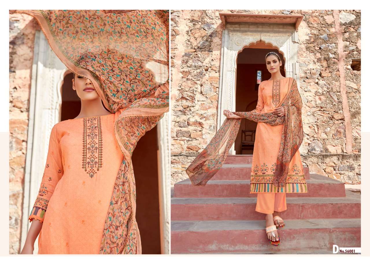 HELIOUS BY ANKIT TEXTILE 56001 TO 56008 SERIES BEAUTIFUL SUITS COLORFUL STYLISH FANCY CASUAL WEAR & ETHNIC WEAR PURE JAM COTTON DIGITAL PRINT WITH EMBROIDERY WORK DRESSES AT WHOLESALE PRICE