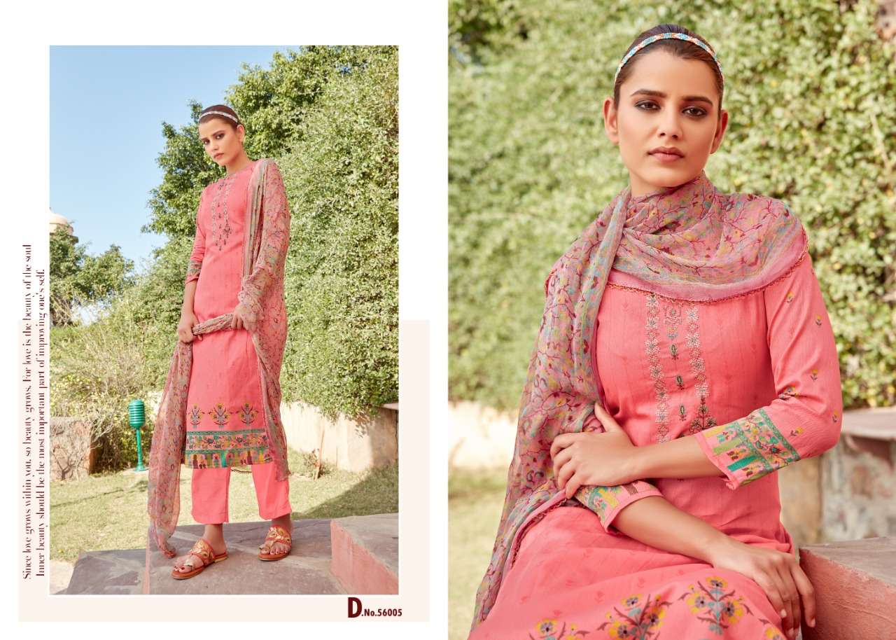HELIOUS BY ANKIT TEXTILE 56001 TO 56008 SERIES BEAUTIFUL SUITS COLORFUL STYLISH FANCY CASUAL WEAR & ETHNIC WEAR PURE JAM COTTON DIGITAL PRINT WITH EMBROIDERY WORK DRESSES AT WHOLESALE PRICE