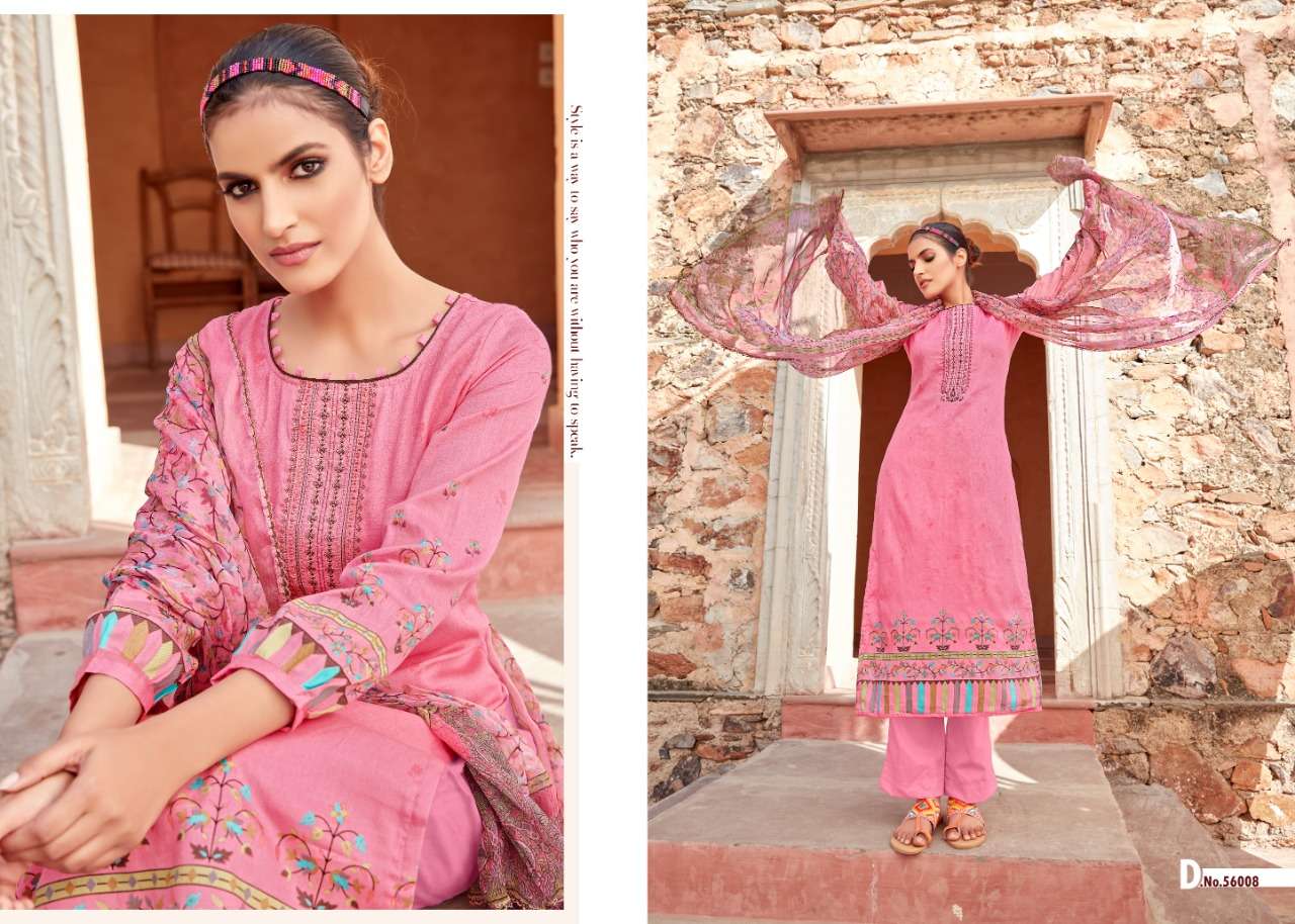 HELIOUS BY ANKIT TEXTILE 56001 TO 56008 SERIES BEAUTIFUL SUITS COLORFUL STYLISH FANCY CASUAL WEAR & ETHNIC WEAR PURE JAM COTTON DIGITAL PRINT WITH EMBROIDERY WORK DRESSES AT WHOLESALE PRICE