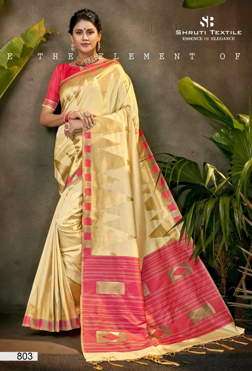 SHRUTI 800 SERIES BY SHRUTI 801 TO 812 SERIES INDIAN TRADITIONAL WEAR COLLECTION BEAUTIFUL STYLISH FANCY COLORFUL PARTY WEAR & OCCASIONAL WEAR SOFT SILK SAREES AT WHOLESALE PRICE