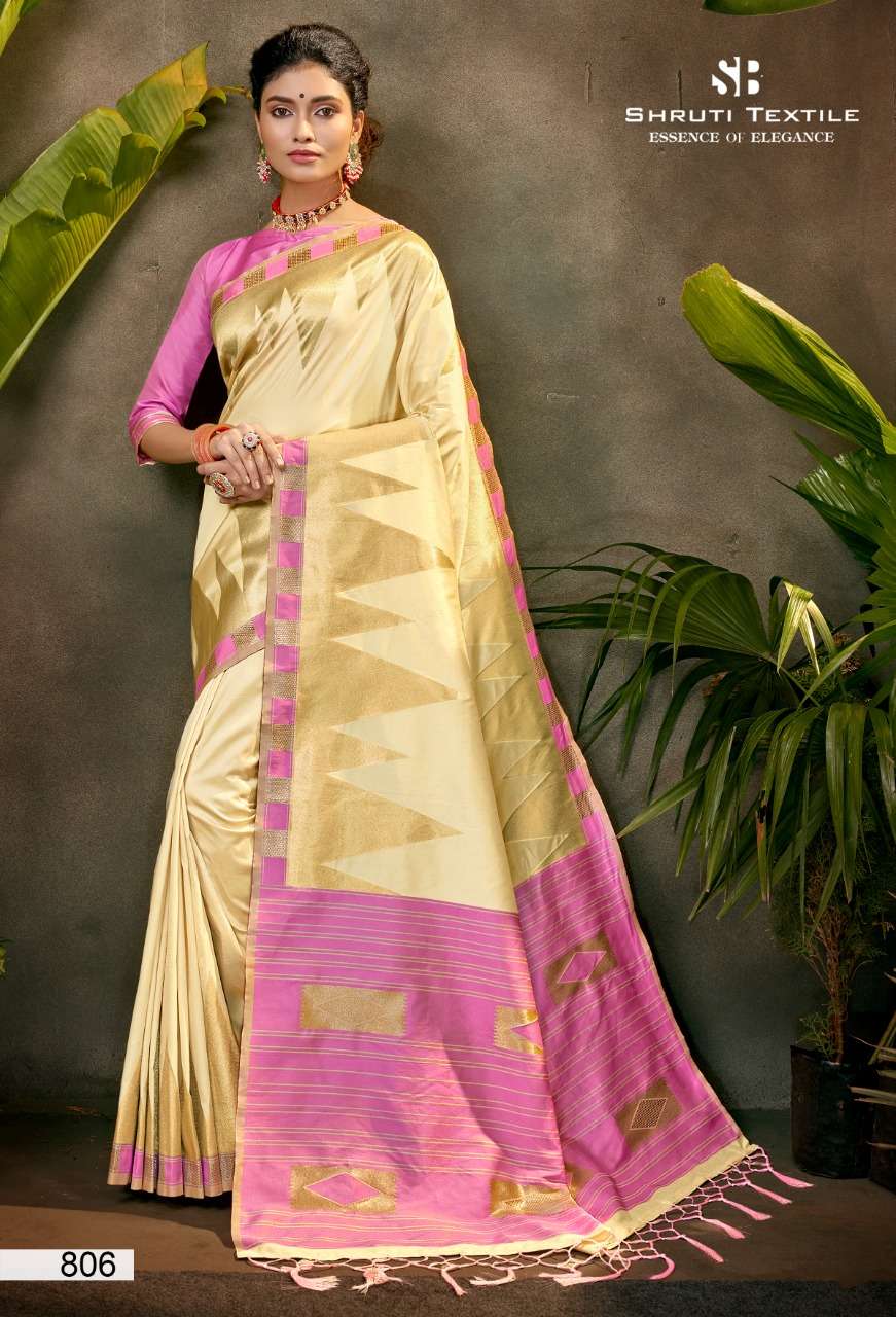 SHRUTI 800 SERIES BY SHRUTI 801 TO 812 SERIES INDIAN TRADITIONAL WEAR COLLECTION BEAUTIFUL STYLISH FANCY COLORFUL PARTY WEAR & OCCASIONAL WEAR SOFT SILK SAREES AT WHOLESALE PRICE