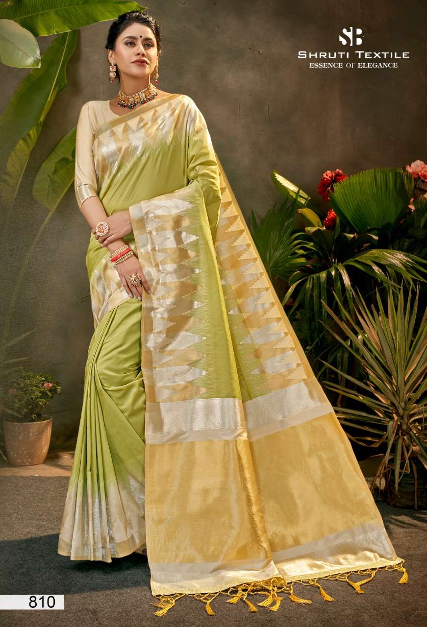 SHRUTI 800 SERIES BY SHRUTI 801 TO 812 SERIES INDIAN TRADITIONAL WEAR COLLECTION BEAUTIFUL STYLISH FANCY COLORFUL PARTY WEAR & OCCASIONAL WEAR SOFT SILK SAREES AT WHOLESALE PRICE