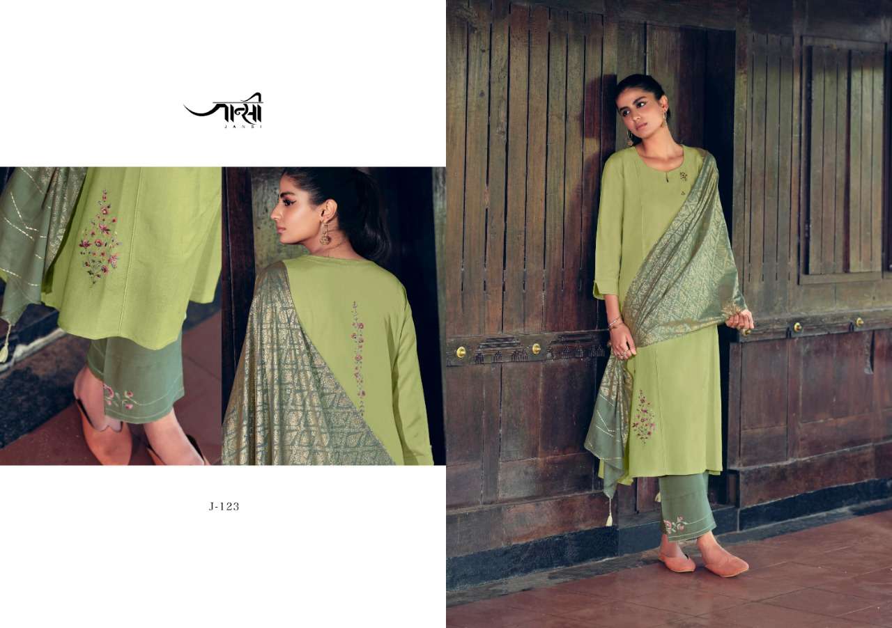 DAISY BY JHANSI 121 TO 126 SERIES BEAUTIFUL SUITS COLORFUL STYLISH FANCY CASUAL WEAR & ETHNIC WEAR LINEN COTTON DRESSES AT WHOLESALE PRICE