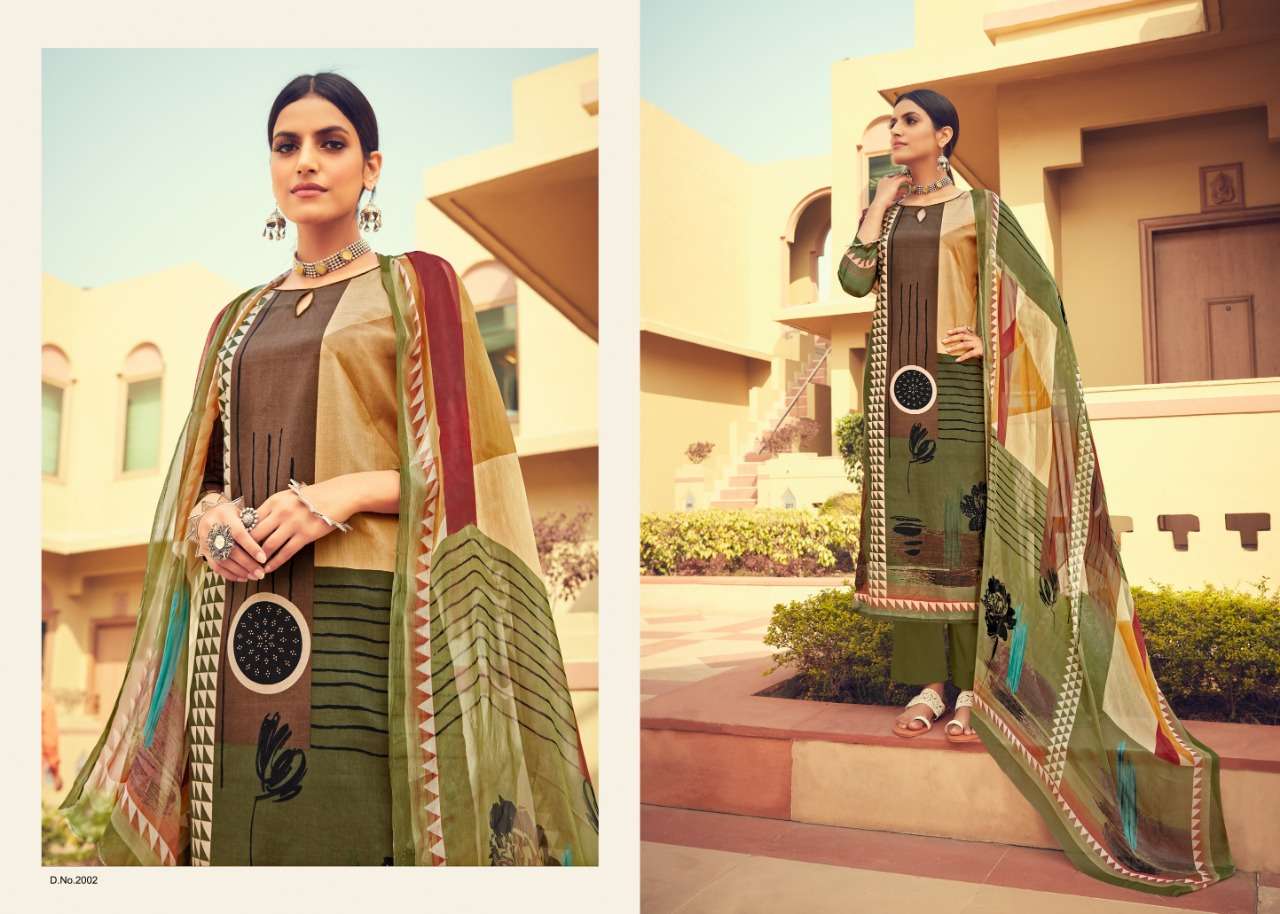 MUDRA BY AAHANA 2001 TO 2010 SERIES BEAUTIFUL SUITS COLORFUL STYLISH FANCY CASUAL WEAR & ETHNIC WEAR PURE HEAVY CAMBRIC COTTON DIGITAL PRINT WITH SWAROVSKI WORK DRESSES AT WHOLESALE PRICE