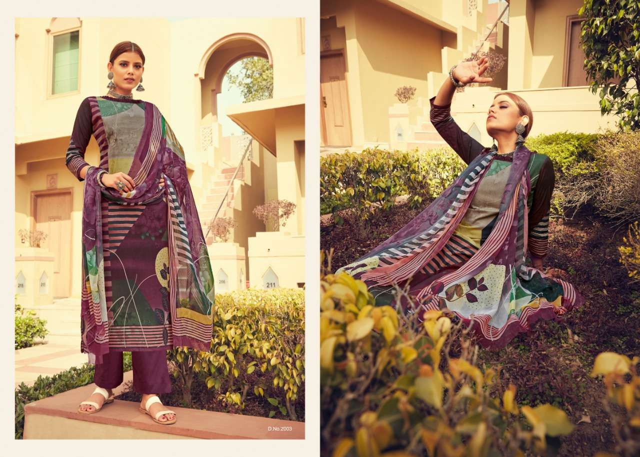MUDRA BY AAHANA 2001 TO 2010 SERIES BEAUTIFUL SUITS COLORFUL STYLISH FANCY CASUAL WEAR & ETHNIC WEAR PURE HEAVY CAMBRIC COTTON DIGITAL PRINT WITH SWAROVSKI WORK DRESSES AT WHOLESALE PRICE